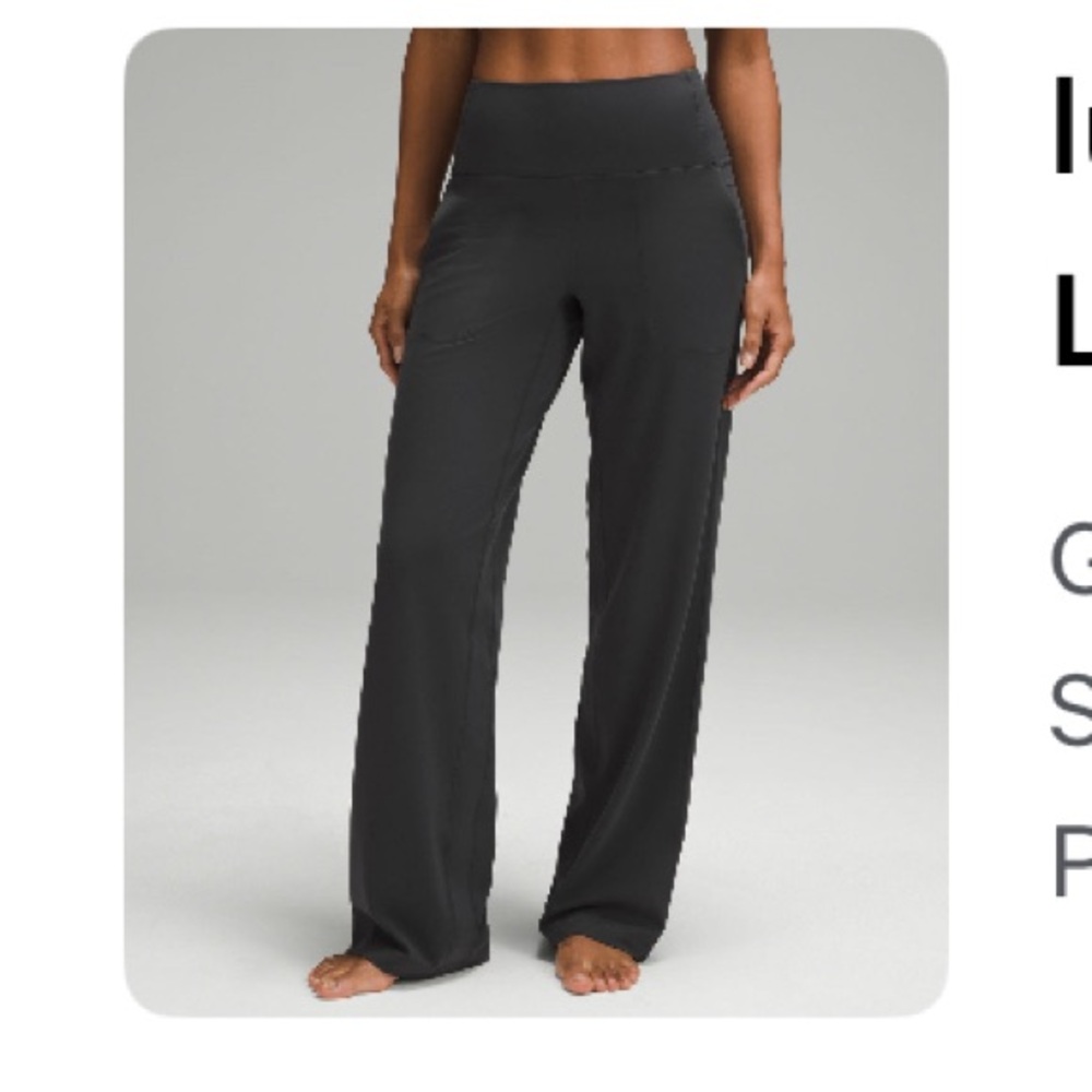 NWOT lulu lemon align high rise wide leg pant
